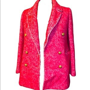 J Crew Sorbet wool pea coat size 12